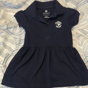 Dennis Navy Polo Dress